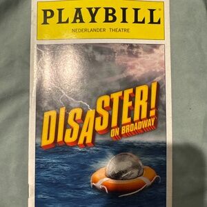 Disaster! Broadway Playbill - Color Cover